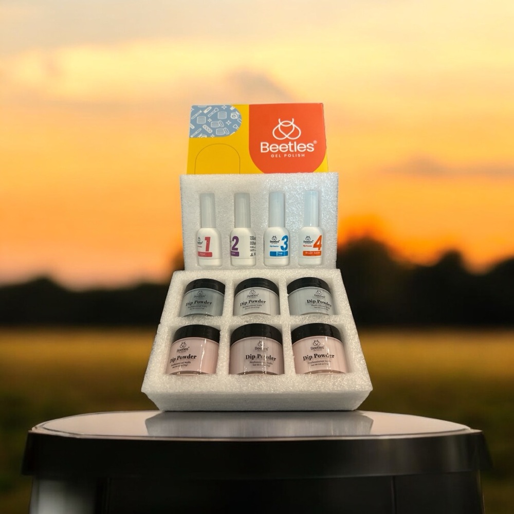 Beetles Gel Polish Dip Powder Nails Kit pastel